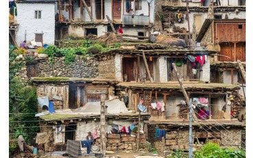 Многоэтажки деревни Симикот, Западный Непал