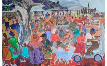 Воскресный рынок у подножья Килиманджаро