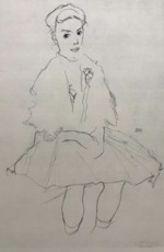 Девочка в пышной юбке