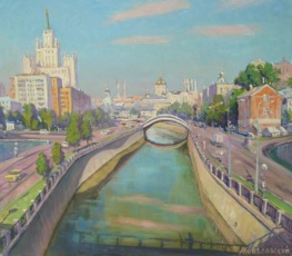 Раннее утро в Москве. Июнь