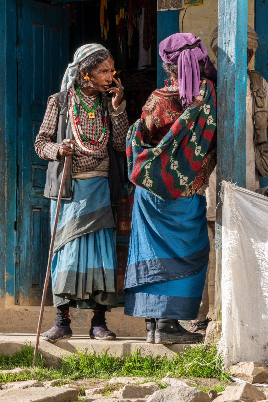 Уличная жизнь деревни Симикот, Западный Непал