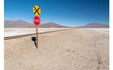 Высокогорная железная дорога в Чили, Национальный парк Эдуардо Авароа, Боливия