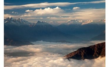 Утро над Ганеш Химал, Лангтанг, Непал