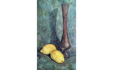 Старая ваза и лимоны