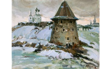 Плоская башня Псковского Кремля