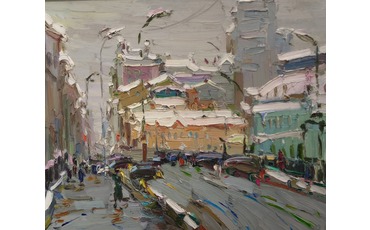 Москва после метели
