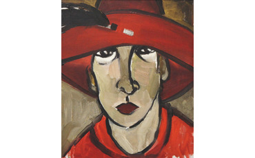 Портрет в красной шляпе