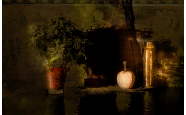 Базилик 2, яблоко и Золотая бутылочка v2